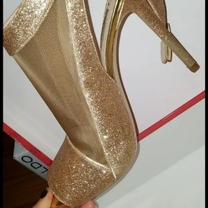 Gold heels